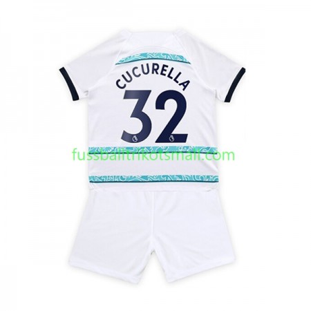 Fußballtrikots Chelsea Cucurella 32 Kinder 2022-2023 Kurzarm Auswärts-trikot kaufen